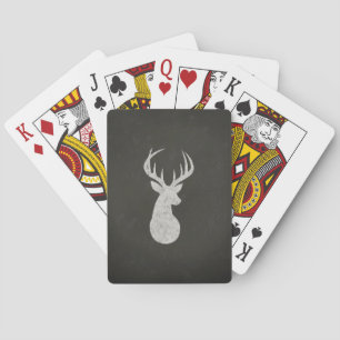 Baralho Cervos com o desenho de giz dos Antlers