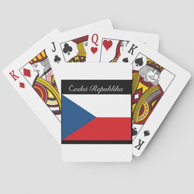 Baralho Česká republika vlajka (Verso)