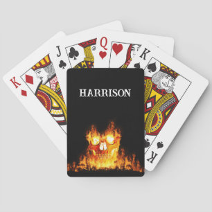 Baralho Chamas Crônicas Chamas Incêndio Monograma