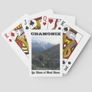 Baralho Chamonix Mont Blanc e laca Blanc