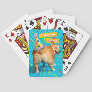 Baralho Chapéu de Aniversário Bumbum de Corgi