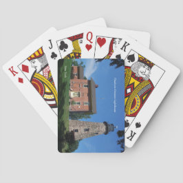 Baralho Charlotte Genesee Lighthouse jogando cartas