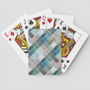 Baralho checkered, tartan, xadrez, clássico, azul, branco
