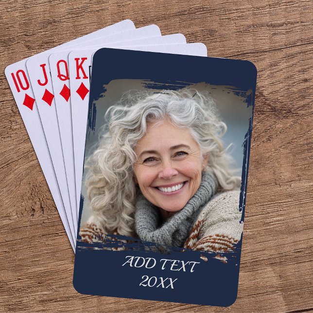 Baralho Cheio Photo Custom Poker — Marinho (Criador carregado)