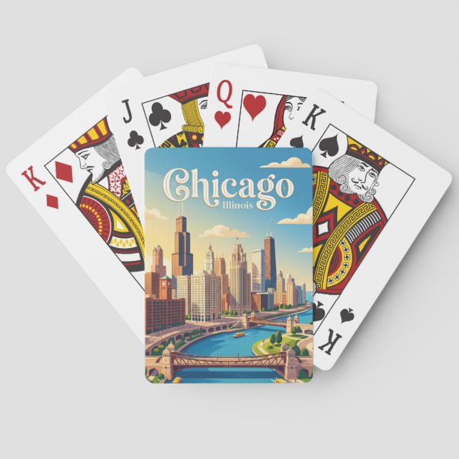 Baralho Chicago Illinois (Verso)