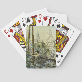 Baralho "Chickadee de capa negra" por Charlie Rapsky