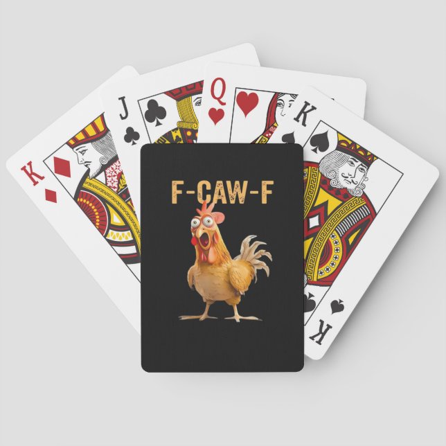 Baralho Chicken F-Caw-F Funny Trendy (Verso)
