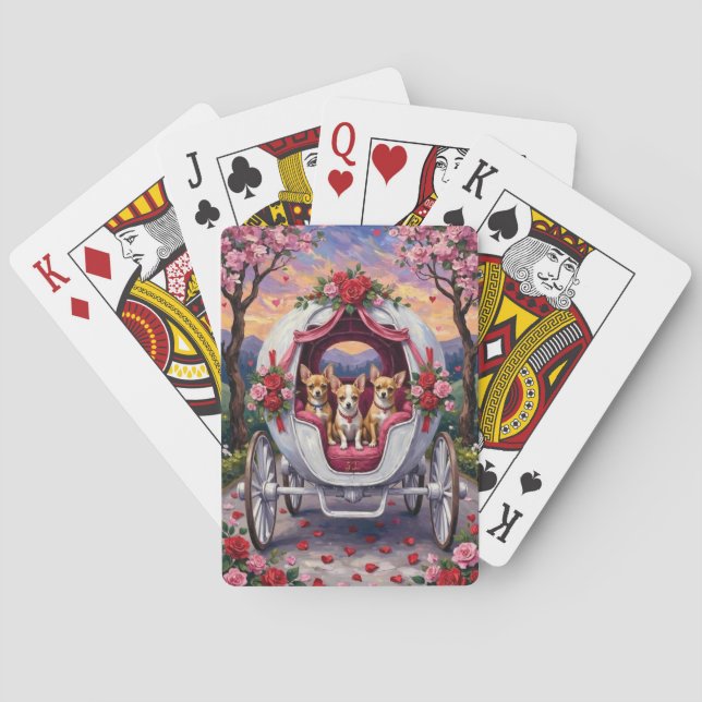 Baralho Chihuahua Dog Valentine's Day (Verso)