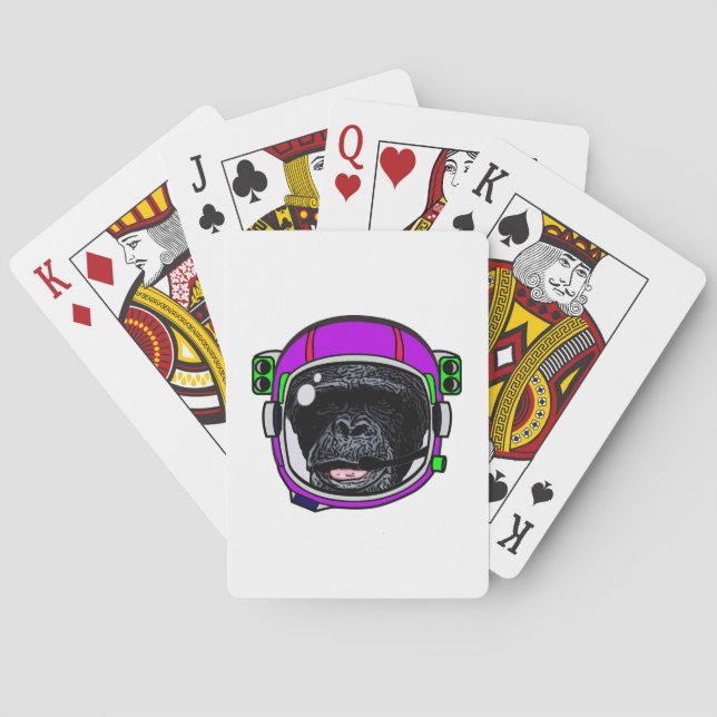 Baralho Chimp espacial (Verso)