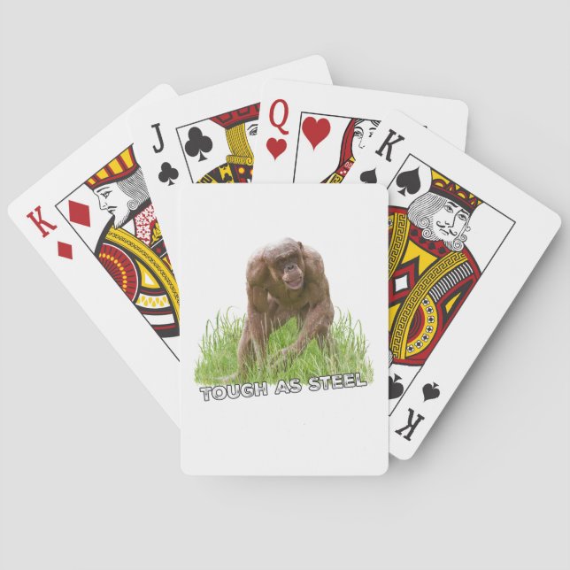Baralho Chimp Sem Cabelo Duro Como Aço (Verso)