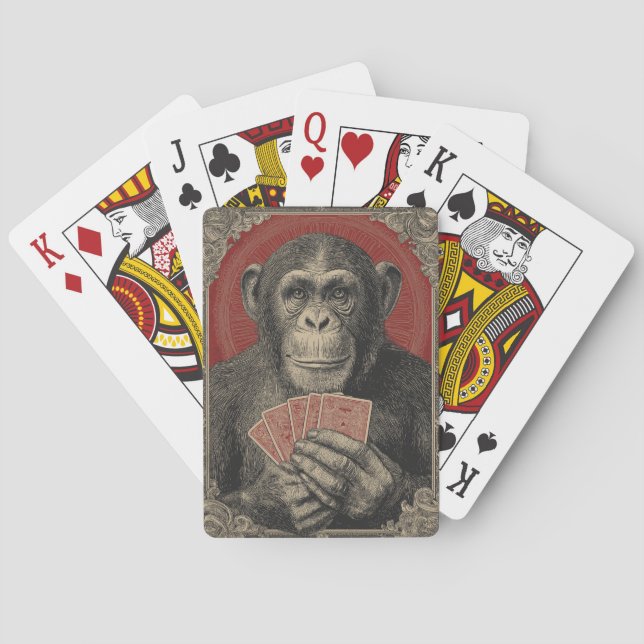 Baralho Chimpanzee Poker (Verso)