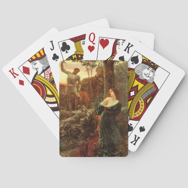 Baralho Chivalry (por Frank Dicksee) (Verso)