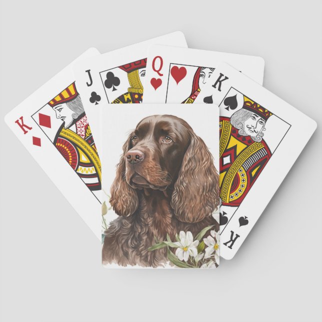 Baralho Chocolate Brown Cocker Spaniel (Verso)
