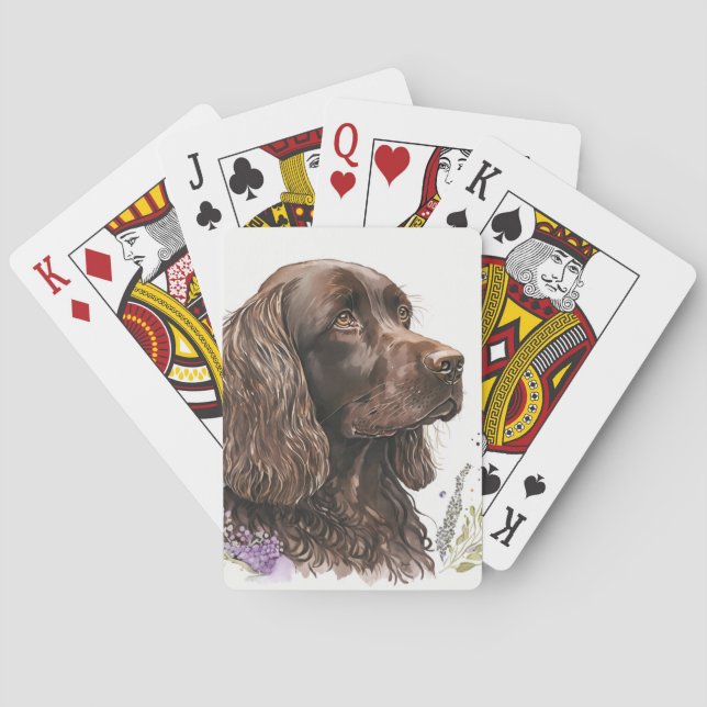 Baralho Chocolate Brown Cocker Spaniel (Verso)