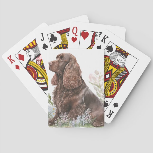 Baralho Chocolate Brown Cocker Spaniel (Verso)