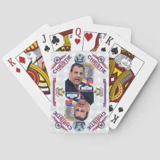 Baralho Chris Christie para cartões do presidente jogo