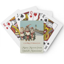 Christmas Caroling Cats Duluth Minnesota