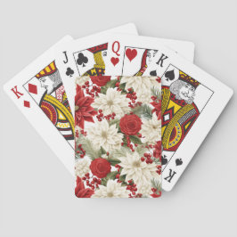 Baralho Christmas Poinsettia – Holiday Floral Design