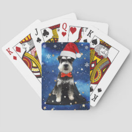 Baralho Christmas Schnauzer