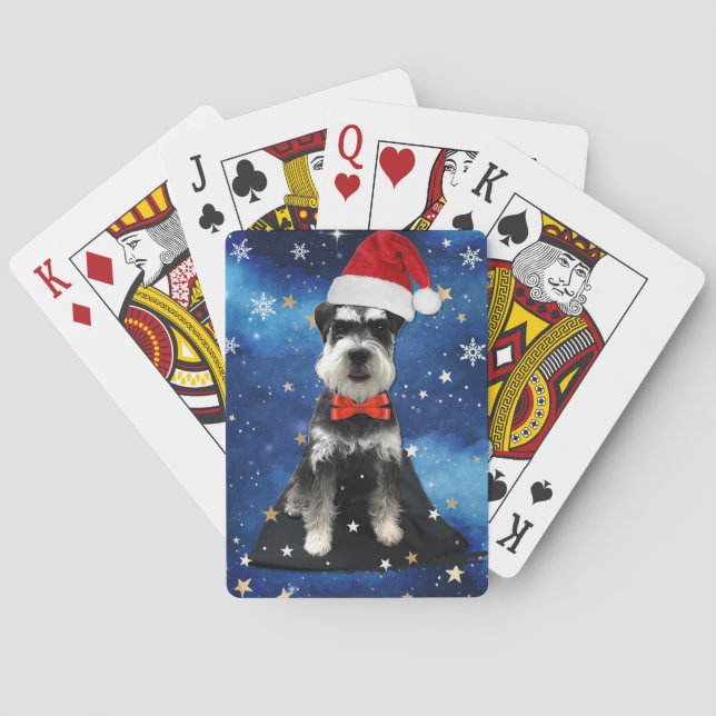 Baralho Christmas Schnauzer (Verso)