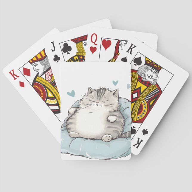 Baralho Chubby Cat Chill Vibes (Verso)