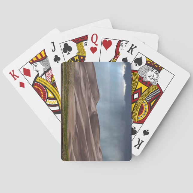 Baralho Chuva nas dunas de areia do Excelente (Verso)