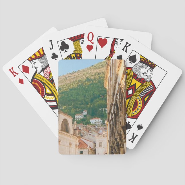 Baralho Cidade antiga de Dubrovnik (Verso)