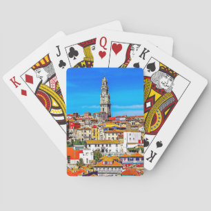 Baralho Cidade antiga do Porto com a torre Clerigos