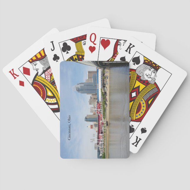 Baralho Cincinnati, Ohio, jogando cartas (Verso)