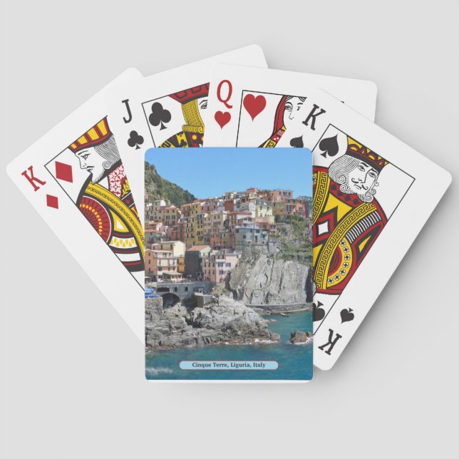 Baralho Cinque Terre, Liguria, Italia (Verso)