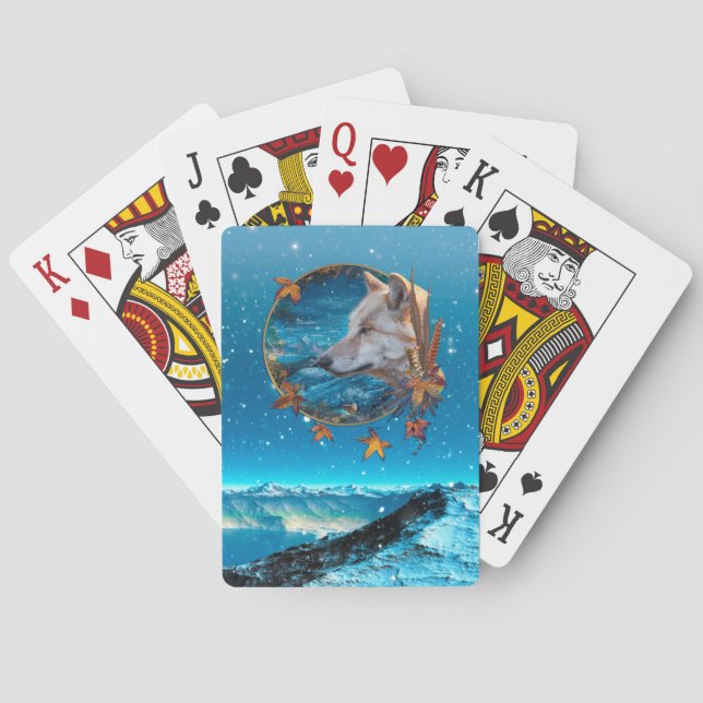 Baralho Cinza Wolf THE EXCELENTE QUEST (Verso)