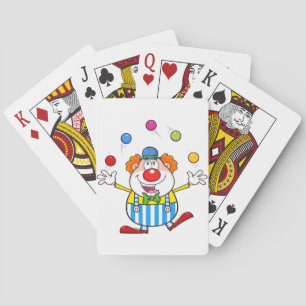 Baralho Circo Divertido Palhaço De Malabarismo