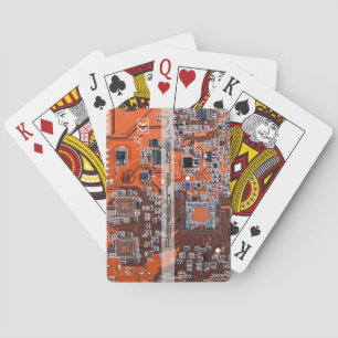 Baralho Circuito Impresso Conjunto PCB Circuito Laranja Co