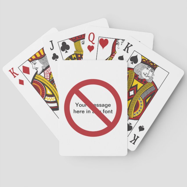 Baralho Círculo Personalizado com barra (Verso)