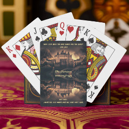 Baralho Citação da Família Vintage Retro Vintage