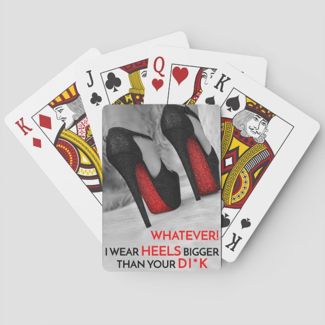 Baralho Citação de Cartões de Alta Qualidade em Louboutin (Verso)