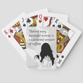 Baralho citação do café