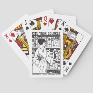 Baralho Cite Suas Fontes Reproduzindo Cartas
