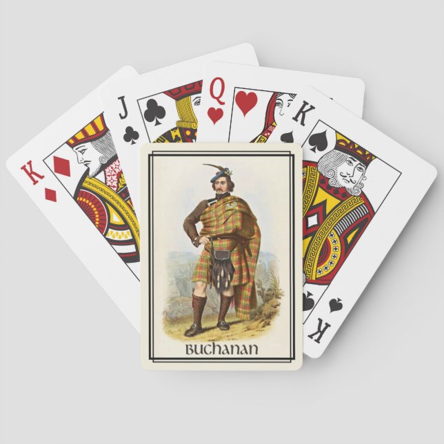 Baralho Clã Buchanan Clássico Escócia (Verso)