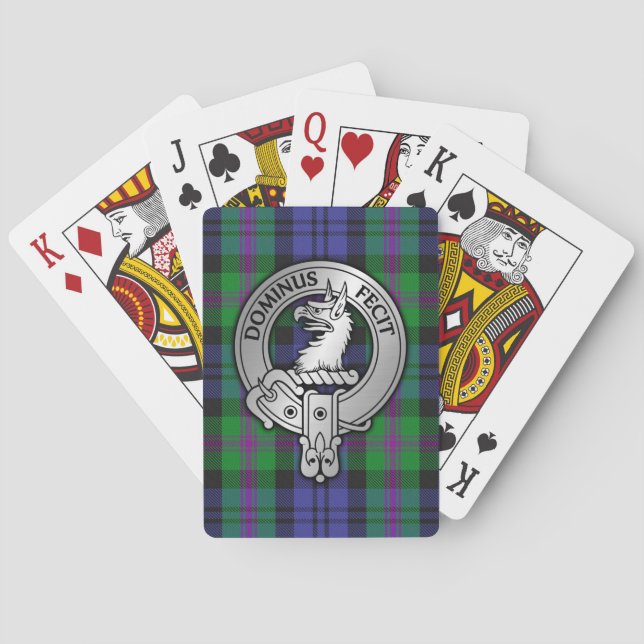 Baralho Clan Baird Crest & Tartan (Verso)