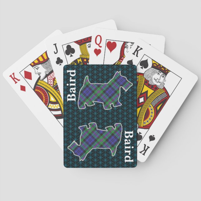 Baralho Clan Baird Tartan Scottish Terrier Edition (Verso)