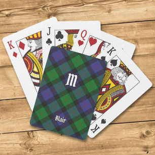 Baralho Clan Blair Tartan Jogando Cartões