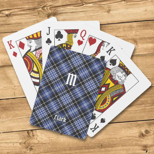 Baralho Clan Clark Tartan Jogando Cartões