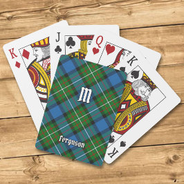 Baralho Clan Ferguson Tartan Jogando Cartões