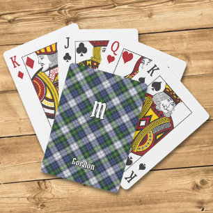 Baralho Clan Gordon Dress Tartan Jogando Cartões
