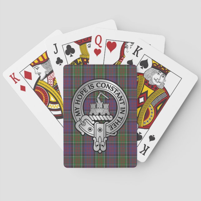 Baralho Clan MacDonald do Clanranald Crest & Tartan (Verso)
