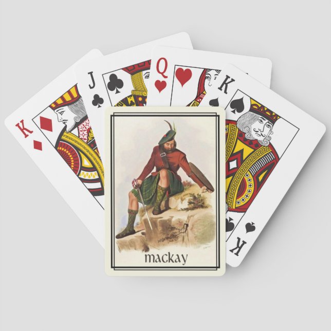 Baralho Clan MacKay Classic Scotland Bicycle Deck (Verso)