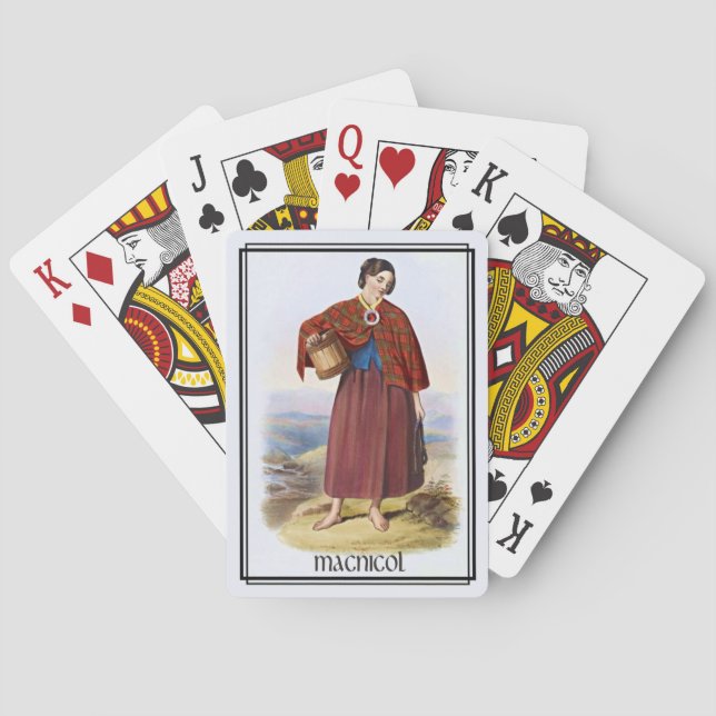 Baralho Clan MacNicol Classic Scotland Bicycle Deck (Verso)