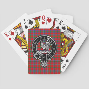 Baralho Clan Sinclair Crest & Tartan Bicycle Play Cards