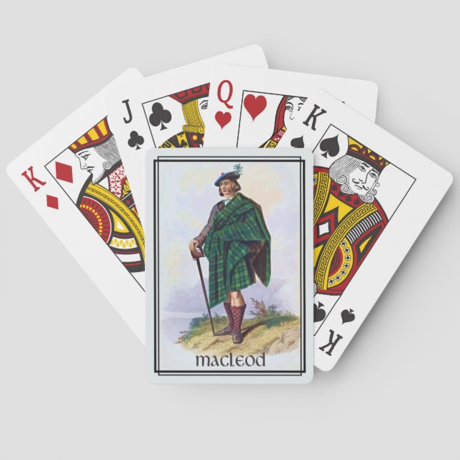 Baralho Clássico Clan MacLeod Escócia (Verso)
